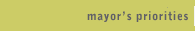 mayor's priorities